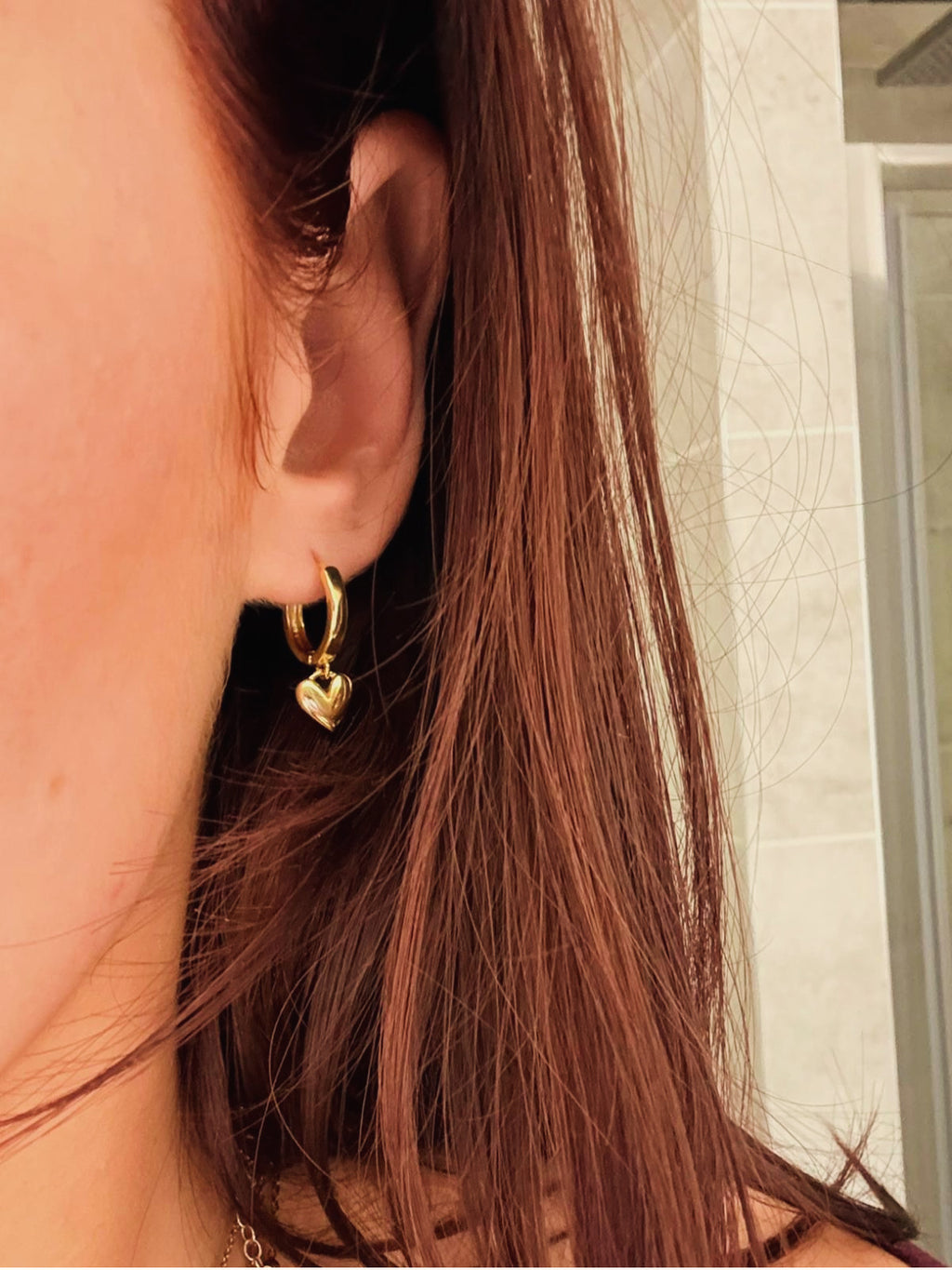Small heart hoops