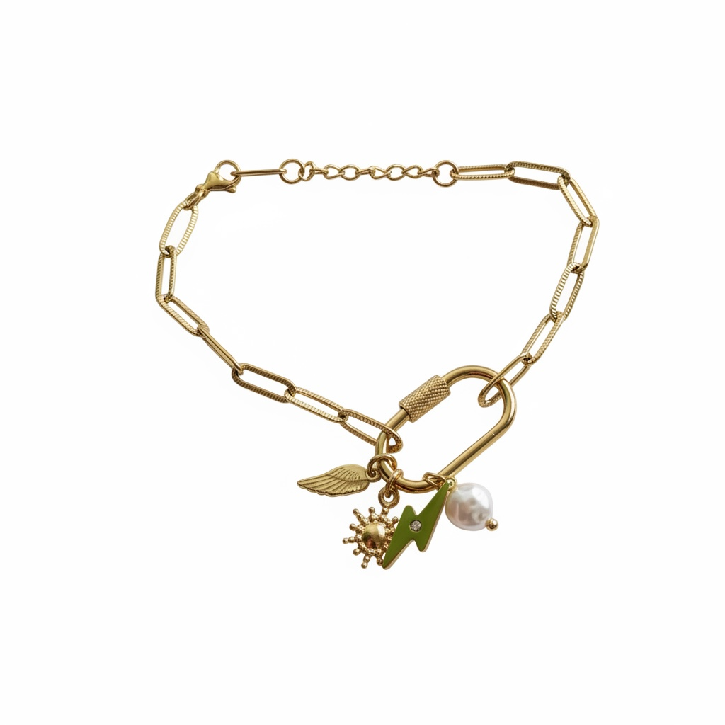 Lightening bolt bracelet