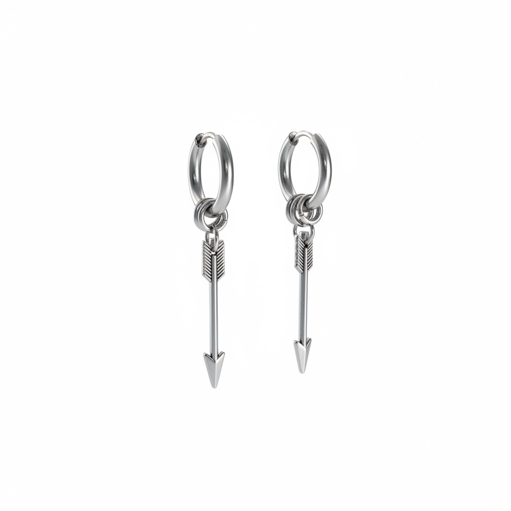Arrow drop earrings