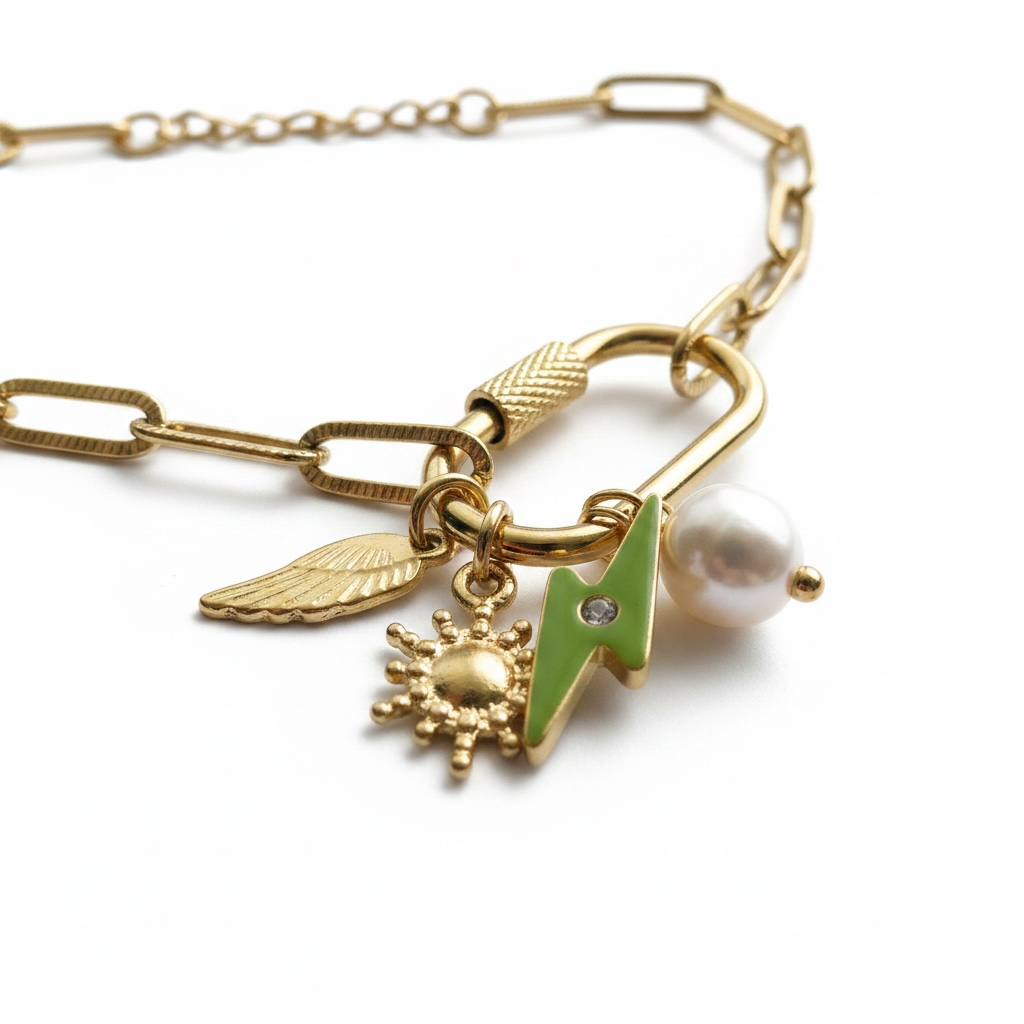 Lightening bolt bracelet