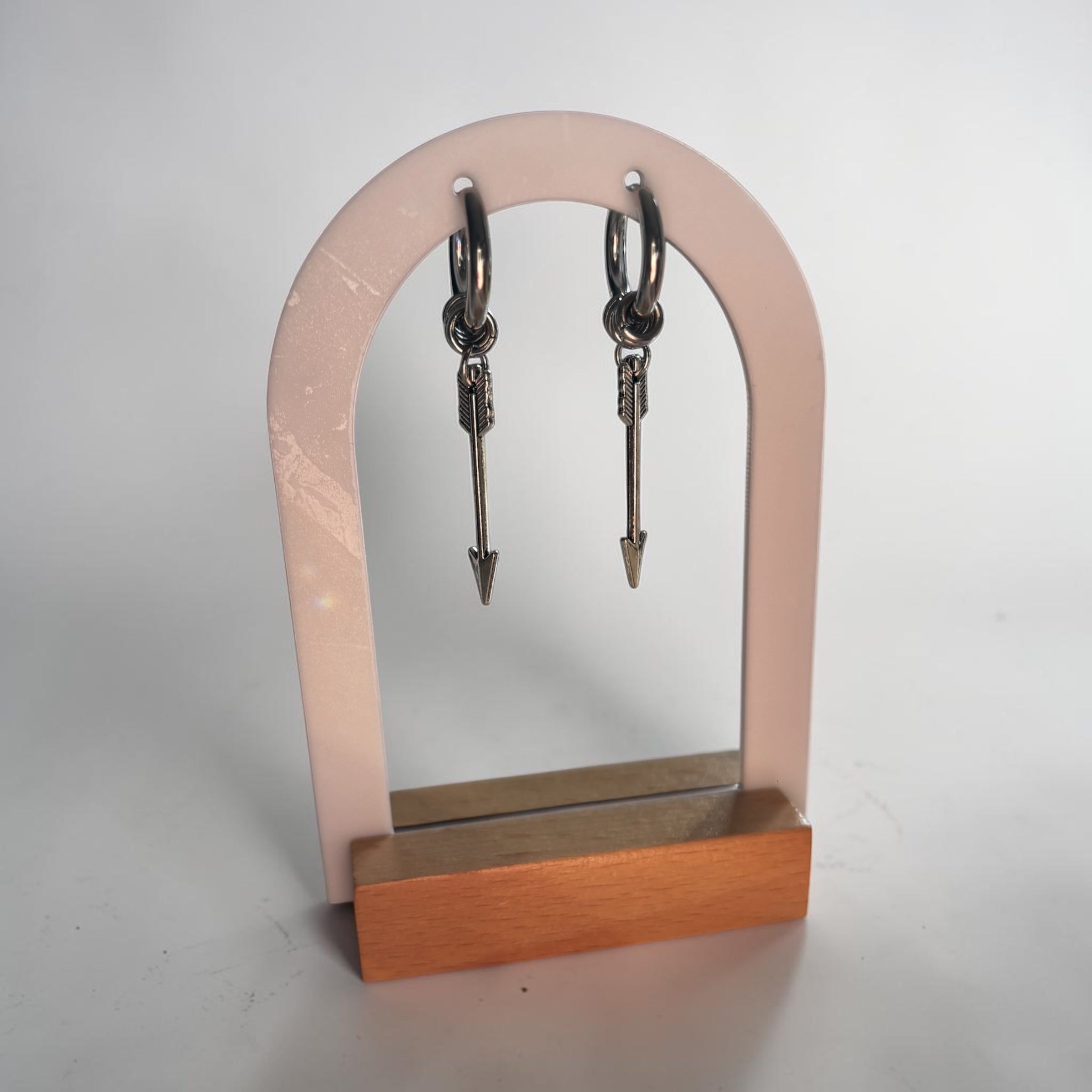 Arrow drop earrings