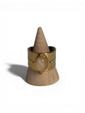 Natural stone ring