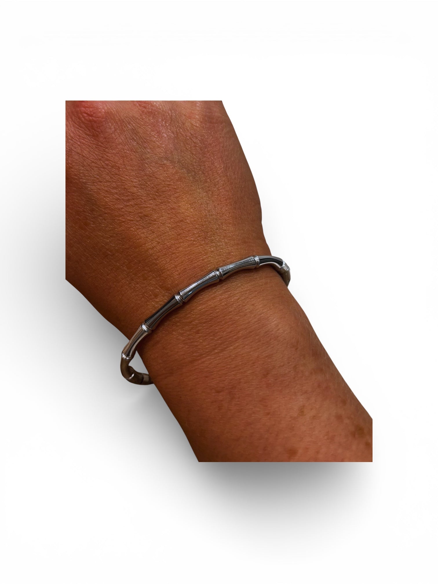 Bamboo style bangle