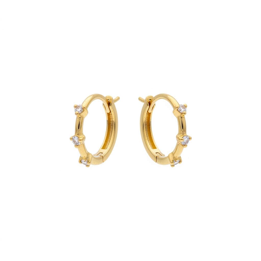 Small gold hoops