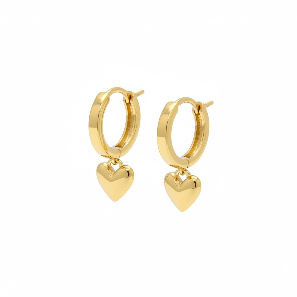 Small heart hoops